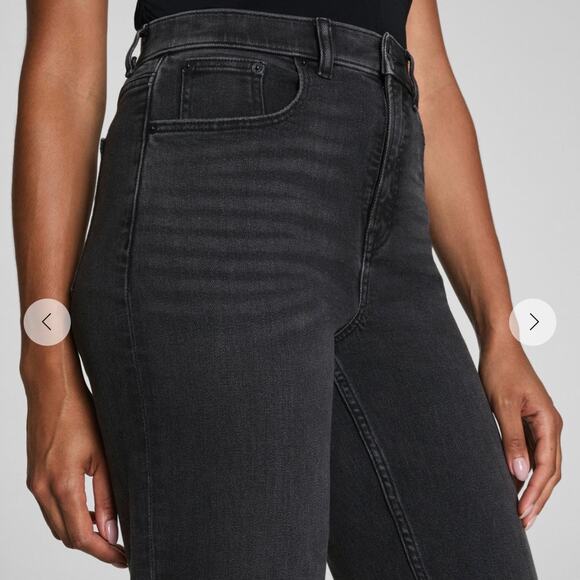 SPANXshape Authentic 360 90s Straight Leg Ankle Jeans Black S Tall - Picture 11 of 13